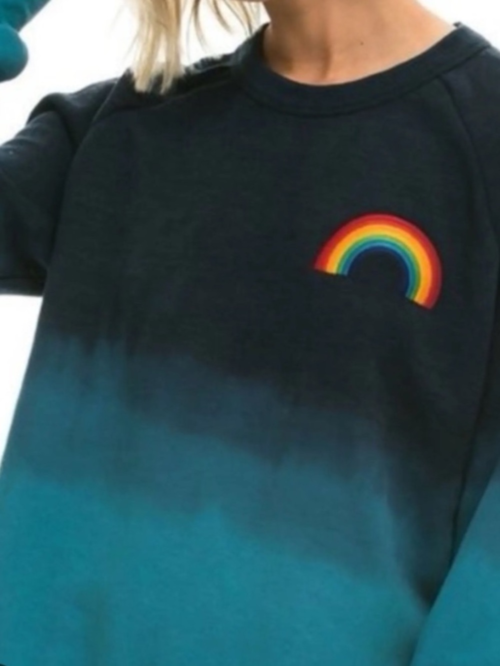 ❤️ Aviator Nation Rainbow Sweater Pullover Size Small